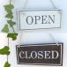  открытый & Crows табличка стильный из дерева открытый plate OPEN CLOSED двусторонний автограф предприятие средний ручная работа интерьер ручная работа смешанные товары 