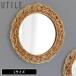 ( отметка 2 раз )( UTILEyuti luna i-ru цветок зеркало L )kree зеркало зеркало умывание интерьер орнамент косметика . главный раз туалетный столик установить .. акрил производства 