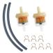  all-purpose gasoline filter 10 point set fuel filter fuel hose rust catch gas hose fuel filter inside diameter 6mm motorcycle automobile 