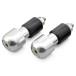  Daytona Daytona aluminium billet для мотоцикла наконечники руля универсальный внутренний диаметр φ14-19 раунд модель серебряный 67811
