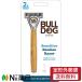 【定形外郵便】シック・ジャパン BULLDOG(ブルドッグ) センシティブ バンブーホルダー 替刃2個付 (1セット) ＜T字カミソリ＞