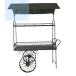  antique style ba lock style gothic style black iron flower Wagon cart 