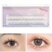 nalaina part eyelashes extensions under eyelashes extensions natural under eyelashes ultrathin v type under eyelashes extensions 5-6-7mm beginner light cosmetics life cosmetics everyday for 