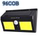  солнечный свет 96LED COB сенсор свет человек чувство сенсор свет наружный водонепроницаемый предотвращение преступления парковка вход навес для автомобиля наружный для перезаряжаемая батарея тип яркий 