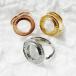 клей декоративный элемент фундамент нержавеющая сталь кольцо 43 кольцо свободный Ote The Yinling g серебряный Gold розовое золото нержавеющая сталь материалы почтовая доставка OK