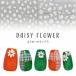  наклейки на ногти Дэйзи . цветок белый белый цветок красочный ногти гель ногти Nailparts ногти сопутствующие товары ногти 