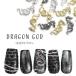  дракон дракон ryuu Dragon metal детали нейл-арт ногти ювелирные изделия гель ногти животное твердый довольно большой 5 шт 