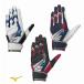 [ вышивка обработка плата бесплатный ] Mizuno бейсбол MIZUNO Will Drive голубой подросток для 1EJEY245 Junior batting перчатка [ кошка pohs отправка ] перчатки подающего WILL DRIVE