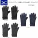 MIZUNO Mizuno breath Thermo флис перчатки сенсорная панель соответствует C2JY2604 унисекс экспонирование . ограниченный товар [ кошка pohs отправка ]