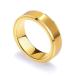 アクセサリー タングステンリングゴールド 指輪 19号 6mm メンズ指輪 シンプル ファション 結婚指輪 愛の証格安セール 着物　振袖　格安レンタル