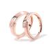 MIKAMU ペアリング 純銀製指輪 フリーサイズ シルバー レディース メンズ CZダイヤ(キュービックジルコニア) キラキラ 結婚指輪キャンペーン 着物　振袖　格安レンタル