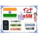 �C���heSIM �C�OeSIM  SIM�J�[�h �f�[�^�e��20GB 10���� 4G/LTE �f�[�^�ʐM�̂݉\ �v���y�C�heSIM �e�U�����O�\ �C�O���s/�o��
