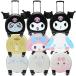  чемодан 20inch Carry кейс черный mi Cinnamoroll мелодия Pom Pom Purin Carry задний супер-легкий 360 раз вращение путешествие .. O-Bon новогодние каникулы выход 