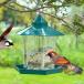  посуда товары для кухни подвешивание ниже bird механизм подачи кухонная утварь клетка для птиц птица приманка inserting маленькая птица дикая птица .... средний . столик для птиц дикая птица. столик для птиц гнездо коробка приманка корм корм коробка кормушка на крыше установлен 