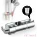 �z���_�[ �������� �V�����[ �w�b�h �t�b�N �ȃX�y�[�X ���� 16 mm 27 �X���C�h �o�[ ��P���y �Ή� ���� 360�� ���R ��] �ȒP ��t ���� �J��Ԃ����p