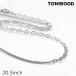  Tom дерево колье мужской женский бренд TOMWOOD Roo цепь 20.5 дюймовый 101232 серебряный аксессуары 
