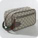  б/у Gucci клатч мужской бренд GUCCI GGs шкив m medium GG cosme tik кейс 856041 бежевый 