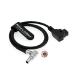 Alvin's Cables Nucleus M Motor Power Cable for Tilta D-tap to Right Angle 7 Pin Power Cable 70CM| 27.6inches