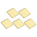 DMiotech 5 Pack 12 x 12 x 1mm IC Chips Heatsink Copper Pad Thermal Kit Cooler Shim for PC Laptop
