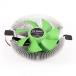 Qtqgoitem PC CPU Cooling Fan Cooler Heatsink 3 Poles Green for Inter LGA775 LGA1156 (Model: 1ef b68 da4 f49 b33)