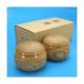  hand work wooden go-stone container chestnut large 33 number 