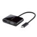 Type-C изображение изменение адаптер /TypeC-HDMI&amp;VGA/ черный производитель наличие товар 