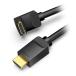 VENTION HDMI прямой угол кабель нисходящий 1m черный приобретенный товар 
