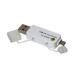 USB2.0 устройство для считывания карт * зажигалка microUSB SD карта белый приобретенный товар 