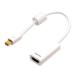 FullHD соответствует miniDisplayPort-HDMI адаптер белый приобретенный товар 