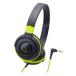  Audio Technica portable headphone black green ATH-S100 BGR Manufacturers stock goods 