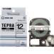  Tepra PRO металлик лента 12mm серебряный / чёрный знак SM12X стандарт наличие =0
