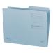 1/2 cut папка -( цвет *F модель ) A4 синий 1 комплект (10 шт. ) приобретенный товар 