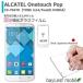 TONE m14 ȡХ freebit Panda Alcatel onetouch Pop C9-704D 饹ե վݸ ɻ 9H 饦ɥå 0.3mm