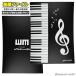  musical score file cover 4 surface +2 surface maximum 6 surface see opening waterproof direct writing A4 band black piano music . surface reflection prevention lesson part . presentation musical performance . wind instrumental music 