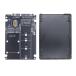 TVETE 2 -слойный цель адаптер карта M.2 NGFF,MSATA SSD.SATA 2.5/3.5. изменение . имеется адаптер функция переключатель кривошип .
