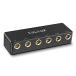 Cubilux 5 way 6.35mm слуховай аппарат дистрибьютор,1 ввод 5 мощность 6.35 mm мульти- аудио сплиттер, несколько Studio наушники подключение,gita