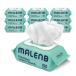  premium влажные салфетки MALENB оригинальный .99% толстый сиденье 55g/m2 без добавок крышка есть низкий . ультра увлажнитель baby вытирание (100 листов ввод ×10 шт )