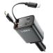 LISEN машина зарядное устройство наматывать брать ...- гнездо usb2026 год *69W внезапный скорость зарядка * самый маленький 4in1 прикуриватель USB-C+USB-L 80cm cave 