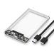 ALLVD 2.5 дюймовый HDD/SSD кейс USB 3.0 подключение SATA 5 Gbps высокая скорость данные пересылка прозрачный серии портативный HDD/SSD установленный снаружи гонг 