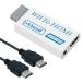 Mcbazel Wii to HDMI конвертер 1080P полный HD соответствует 3.5mm аудио мощность порт 1.5M HDMI кабель приложен W