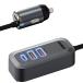  Ad Tec машина charger 100W передние сиденья + после часть сиденье 4 порт раздельный модель удлинение кабель 1.5m USB-C × 2 USB-