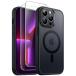 JETech iPhone 13 Pro Max�p 3 in 1 �}�O�l�b�g�}�b�g�P�[�X (�u���b�N)