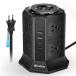 �����R�[�h 2M �d���^�b�v �^���[ Type-C�t 8��AC�� 2��USB-C�|�[�g 2��USB-A�|�[�g Micshion USB �R���Z��