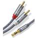 RCA�P�[�u�� 1.2m RIKSOIN 3.5mm �X�e���I�~�j�v���O to 2RCA ��/�� �ϊ� �X�e���I�I�[�f�B�I�P�[�u�� �X�}�z�A�^�u