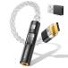MoKo USB C to 3.5mm �C���z���W���b�N �ϊ��A�_�v�^�[ DAC�A�_�v�^�[ �C���z���P�[�u�� �P���������b�L�⓱�̃P�[�u�� Bl