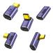 WYMECT l�� usb c usb�ϊ��A�_�v�^ USB C �ϊ��A�_�v�^ 40Gbps�����]���A�_�v�^ USB4.0�ő�[�d���x100W (