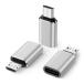 ChrisPow �}�C�N��USB�ϊ��A�_�v�^�[ 3���� �V���o�[ USB Type-C to Micro USB �ϊ��R�l�N�^ USB C�i��