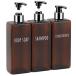 Segbeauty шампунь бутылка диспенсер заполняющий бутылка 3 шт. комплект 500ml чай цвет контейнер person форма модный утечка предотвращение легкая установка 