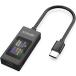 USB напряжение электрический ток контрольно-измерительный прибор YEREADW Type-C тестер электрический ток интерактивный соответствует кабель имеется USB C тестер электрический ток напряжение температура электризация час форма 