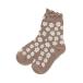 Ampersand Anne pa Sand GIRLS цветочный принт носки бежевый 22-24cm девочка нога одежда носки FO Inter National 